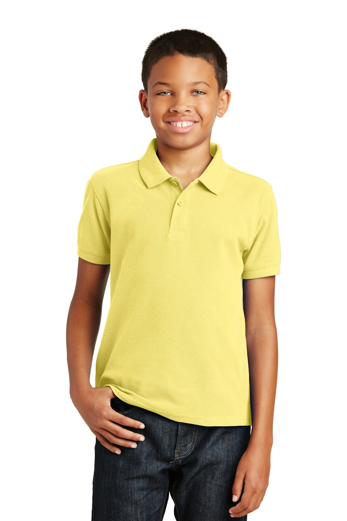 Port Authority Youth   Core Classic Pique Polo