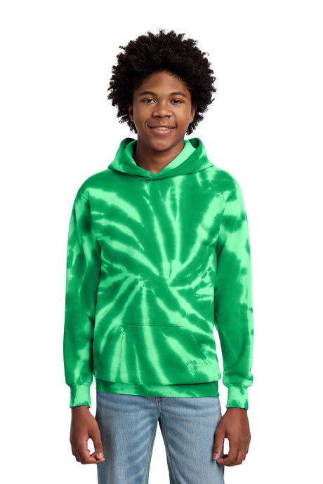 Port & Co Youth   Tie-Dye Pullover Hooded Sweatshirt
