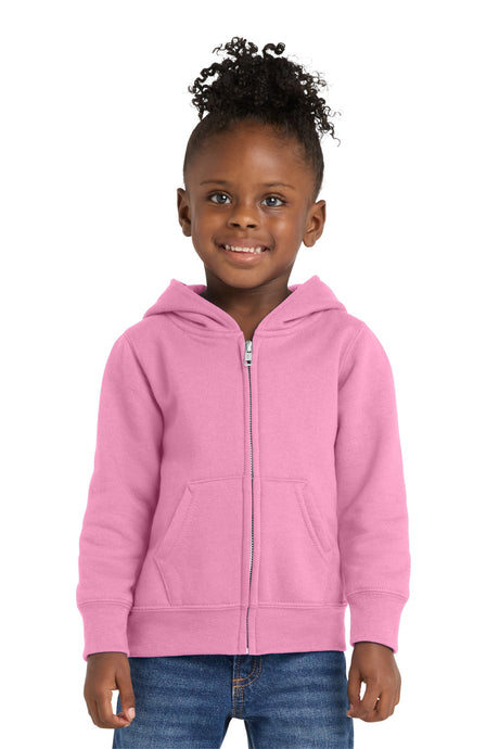 Port & Co Youth   Toddler Core Fleece Full-Zip Hooded Sweatshirt