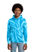 Port & Co Youth   Tie-Dye Pullover Hooded Sweatshirt