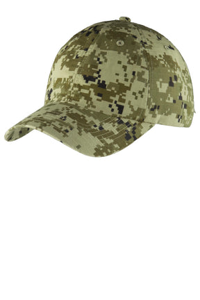 Port Authority    Digital Ripstop Camouflage Cap