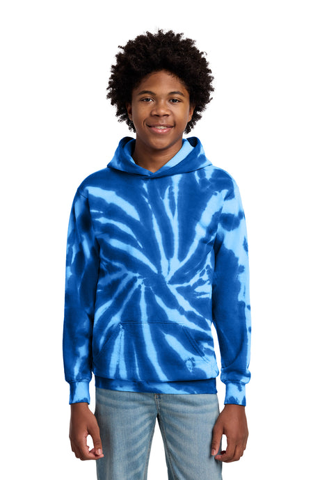 Port & Co Youth   Tie-Dye Pullover Hooded Sweatshirt