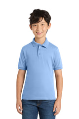 Port & Co Youth   Core Blend Jersey Knit Polo