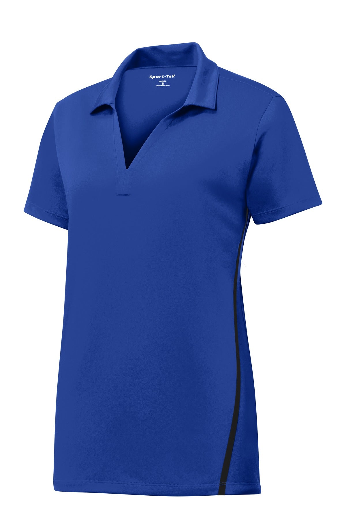 Sport-Tek Women's   Contrast PosiCharge   Tough Polo-3