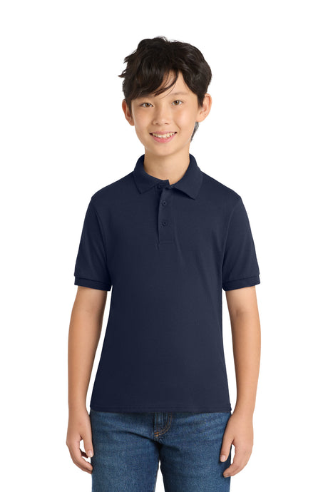 Port & Co Youth   Core Blend Jersey Knit Polo