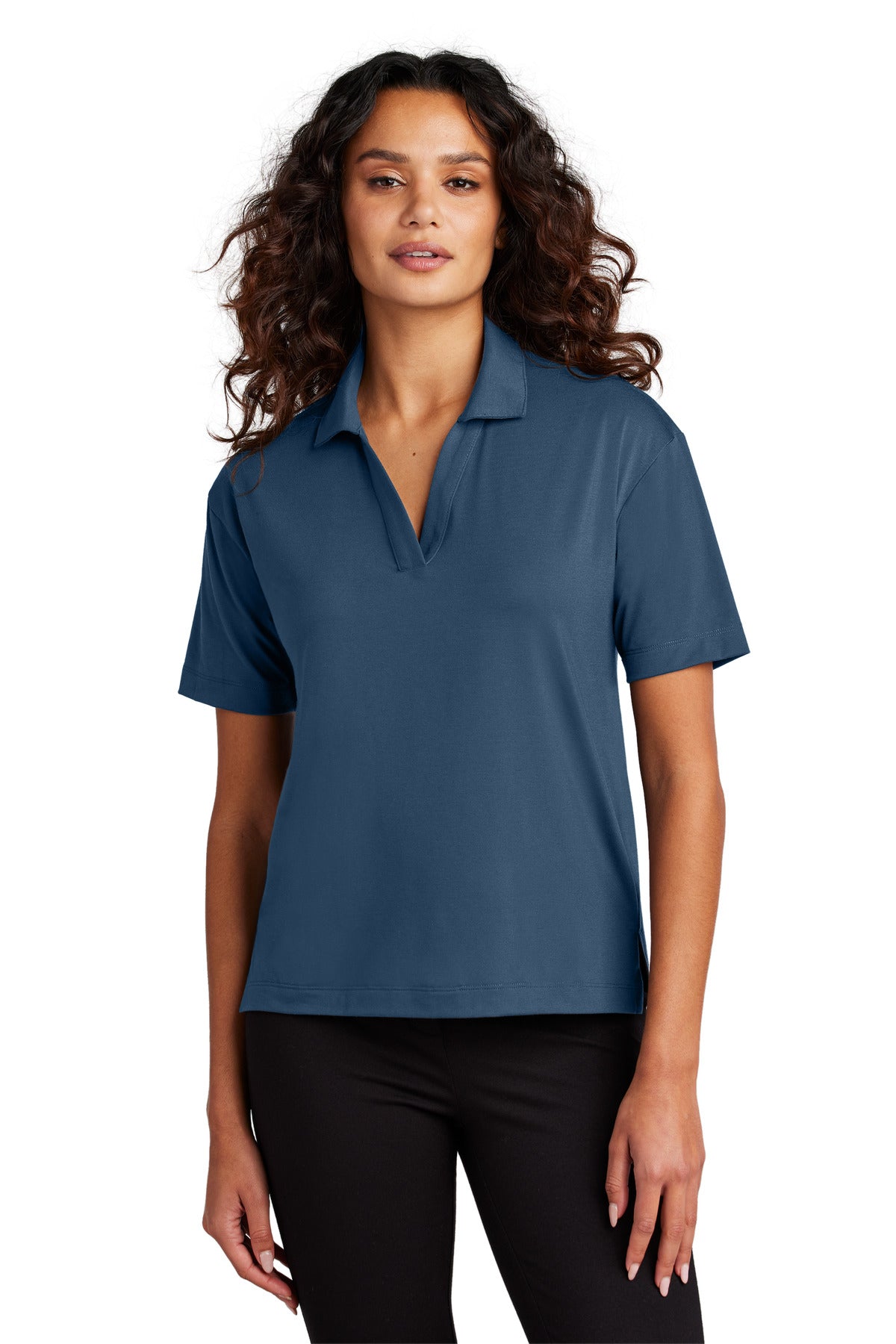 Mercer+Mettle Women's   Stretch Jersey Polo MM1015