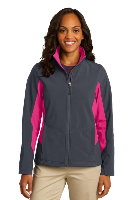 Port Authority Women's   Core Colorblock Soft Shell Jacket-1