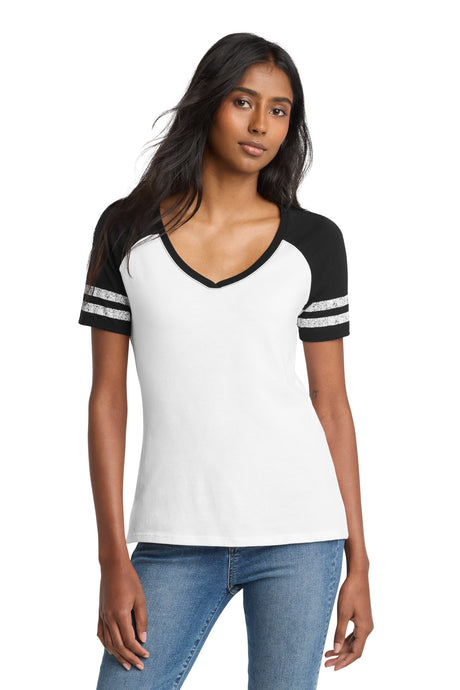 District Women's    Game V-Neck Tee