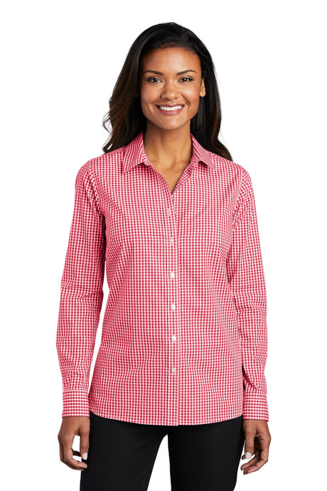 Port Authority Women's    Broadcloth Gingham Easy Care Shirt LW644