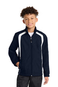 Sport-Tek Youth   Colorblock Raglan Jacket
