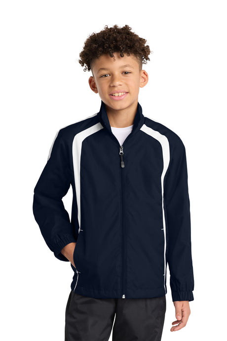 Sport-Tek Youth   Colorblock Raglan Jacket