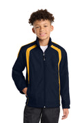 Sport-Tek Youth   Colorblock Raglan Jacket