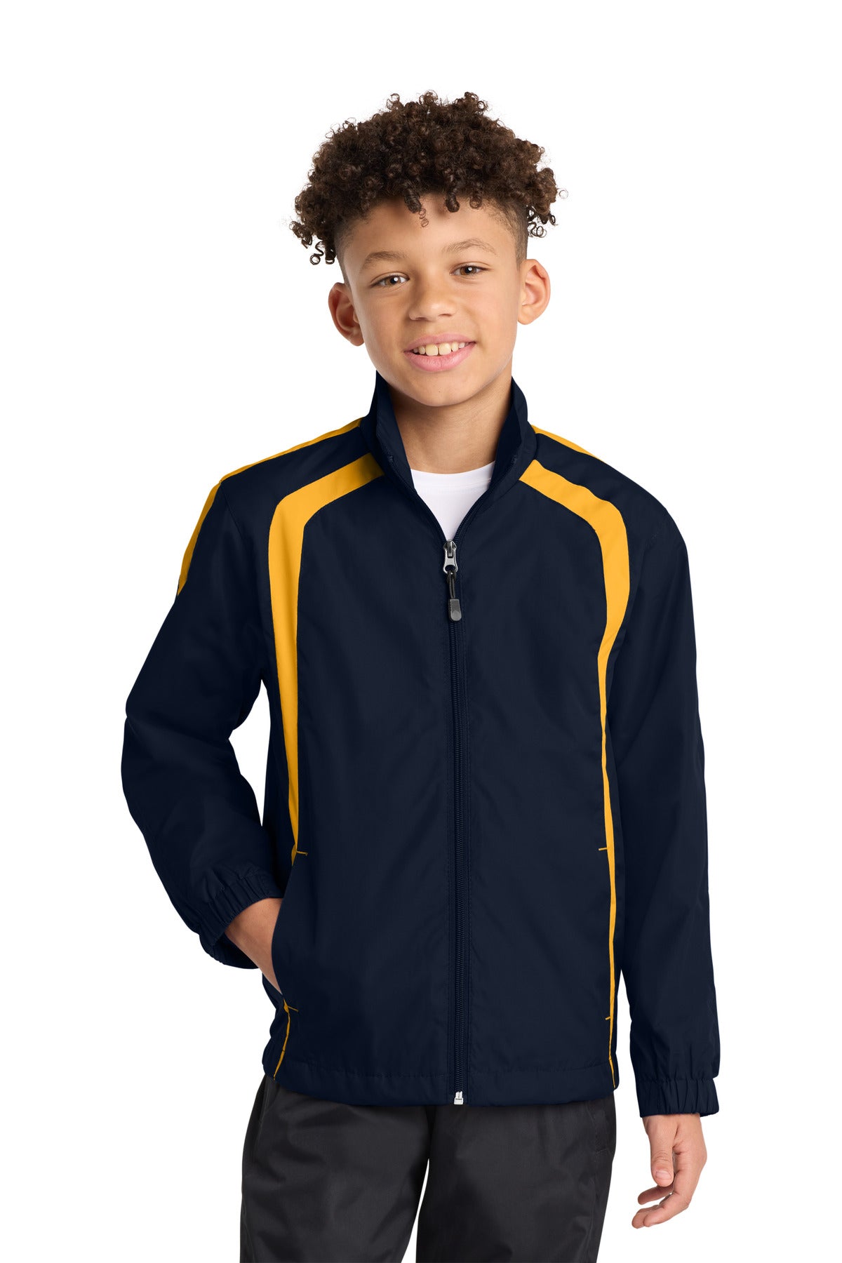 Sport-Tek Youth   Colorblock Raglan Jacket