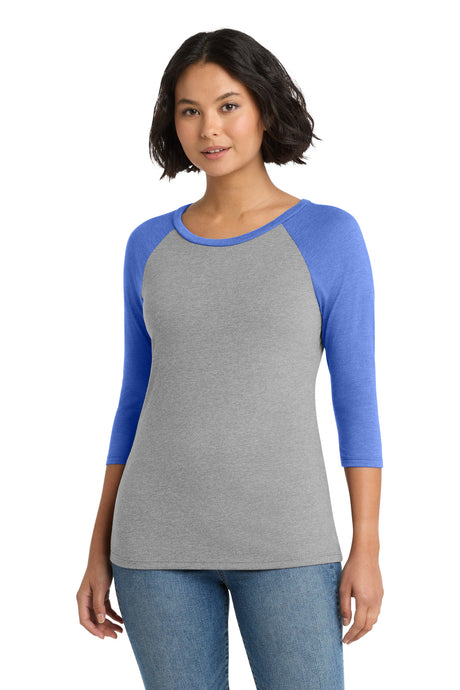 District Women's   Perfect Tri   3/4-Sleeve Raglan