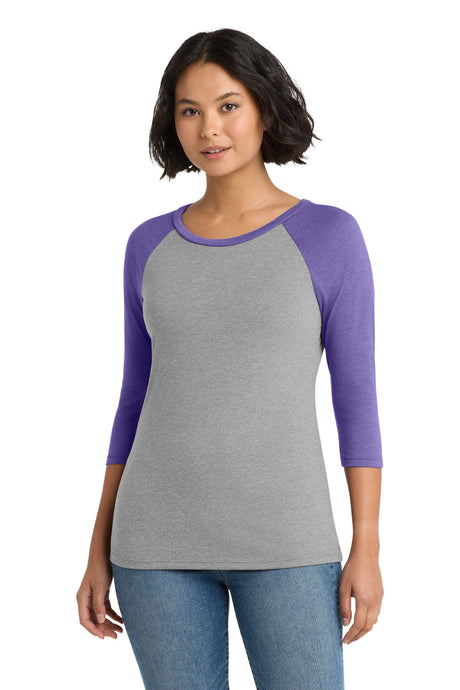 District Women's   Perfect Tri   3/4-Sleeve Raglan