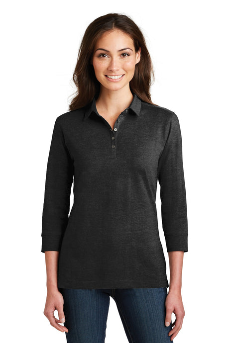 Port Authority Women's   3/4-Sleeve Meridian Cotton Blend Polo-1