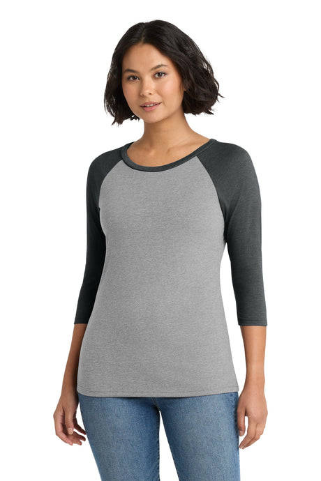 District Women's   Perfect Tri   3/4-Sleeve Raglan