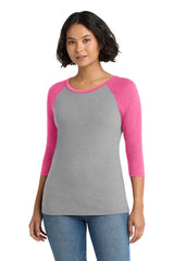 District Women's   Perfect Tri   3/4-Sleeve Raglan