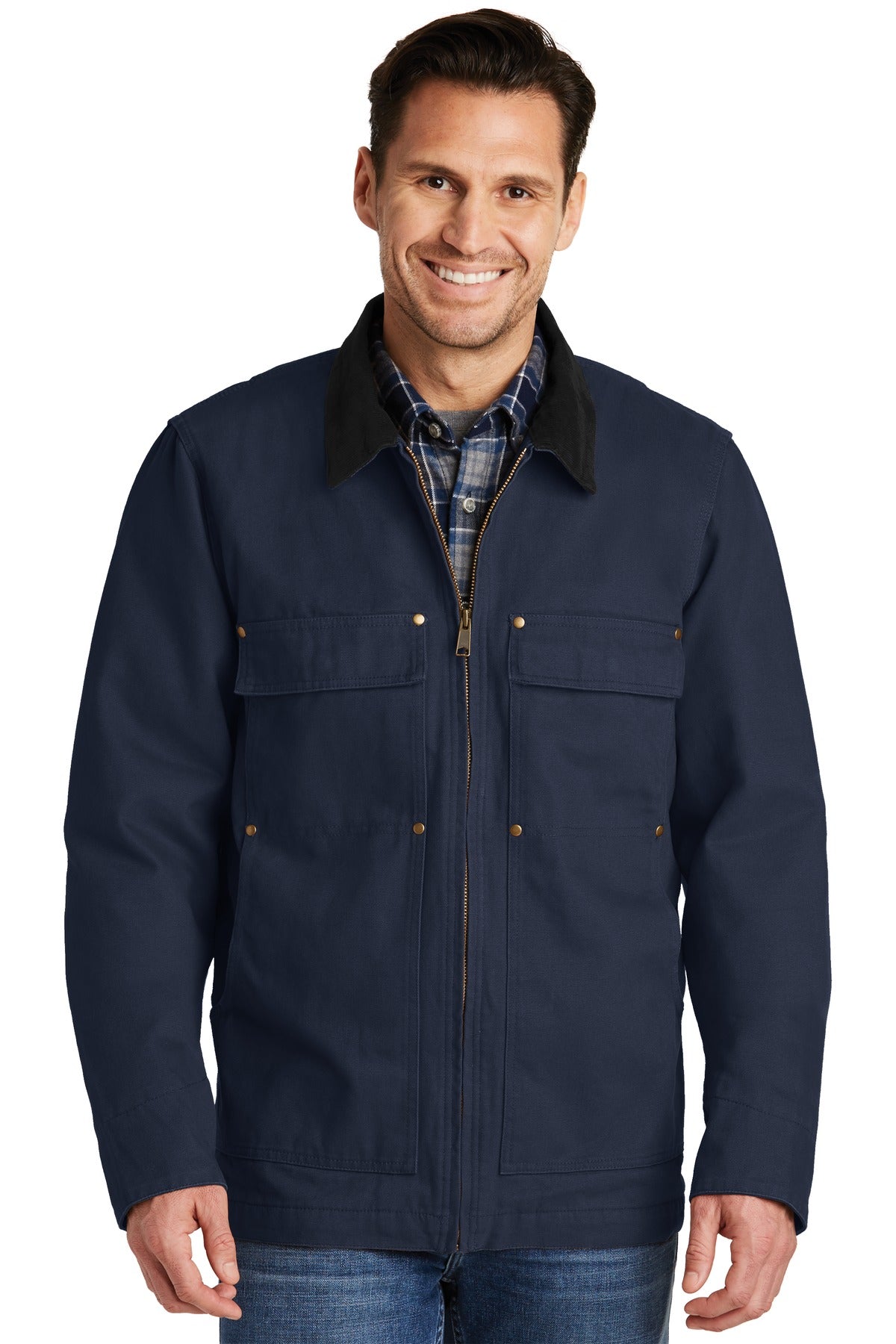 CornerStone Men's   Washed Duck Cloth Chore Coat