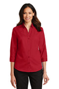 Port Authority Women's   3/4-Sleeve SuperPro   Twill Shirt