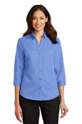 Port Authority Women's   3/4-Sleeve SuperPro   Twill Shirt