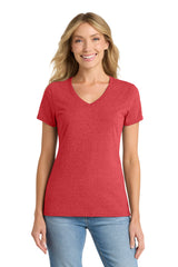 Port & Co Women's   Fan Favorite   Blend V-Neck Tee