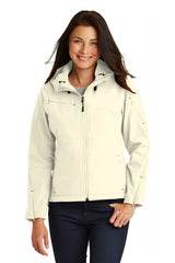 Port Authority Women's   Textured Hooded Soft Shell Jacket