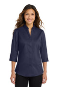 Port Authority Women's   3/4-Sleeve SuperPro   Twill Shirt