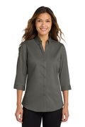 Port Authority Women's   3/4-Sleeve SuperPro   Twill Shirt