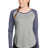 Sport-Tek Women's    PosiCharge    Long Sleeve Tri-Blend Wicking Scoop Neck Raglan Tee LST400LS