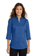 Port Authority Women's   3/4-Sleeve SuperPro   Twill Shirt