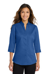Port Authority Women's   3/4-Sleeve SuperPro   Twill Shirt