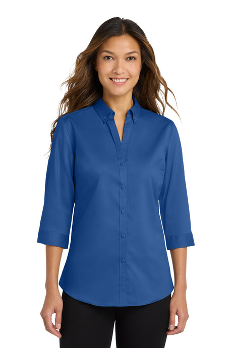 Port Authority Women's   3/4-Sleeve SuperPro   Twill Shirt