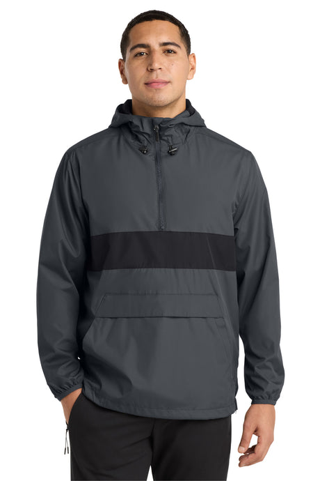 Sport-Tek Men's   Zipped Pocket Anorak