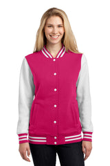 Sport-Tek Women's   Fleece Letterman Jacket