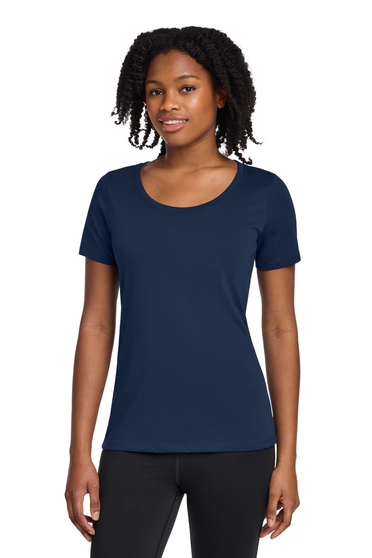 Nike Women's Dri-FIT Cotton/Poly Scoop Neck Tee