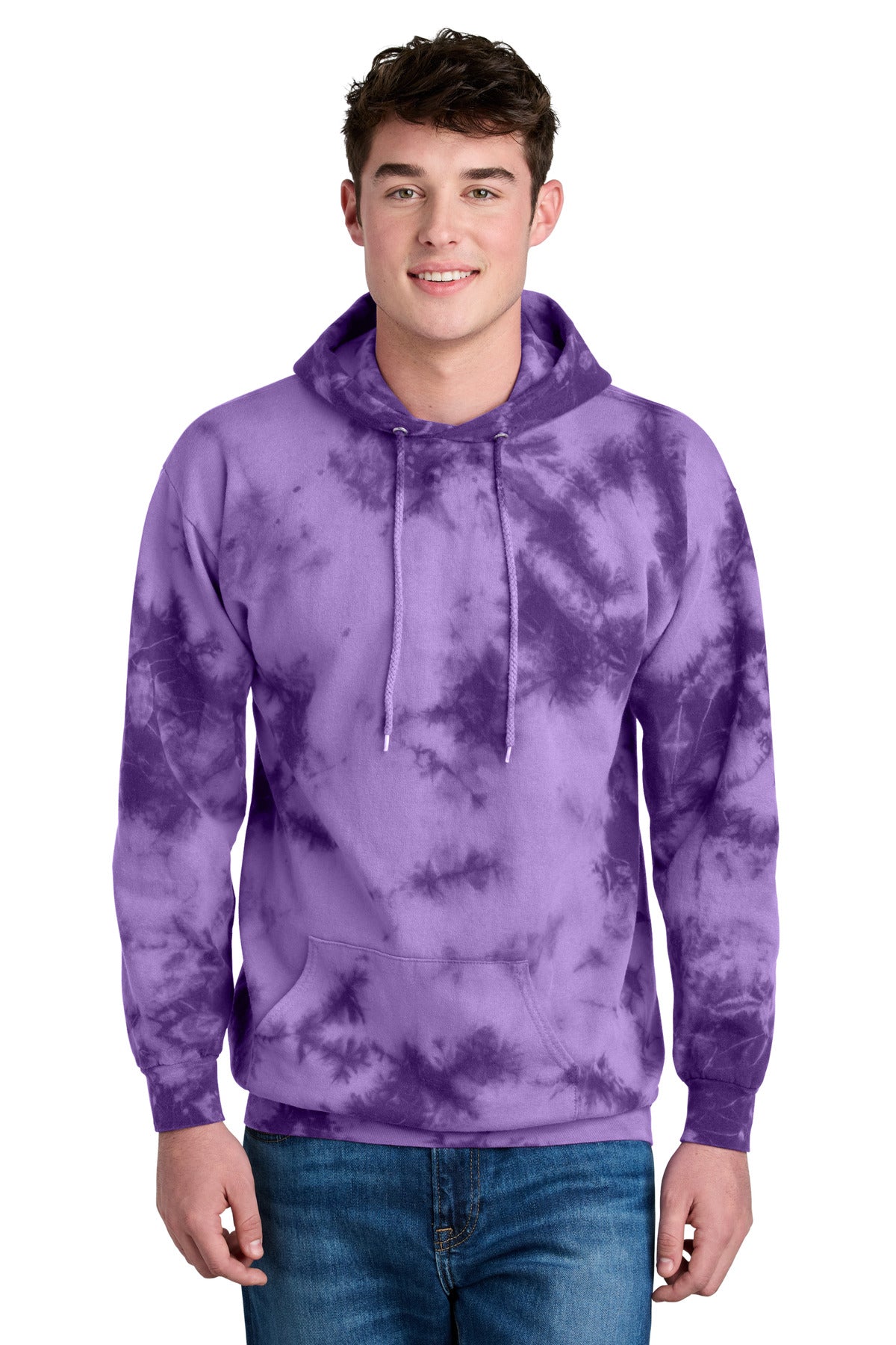 Port & Co Men's   Crystal Tie-Dye Pullover Hoodie PC144