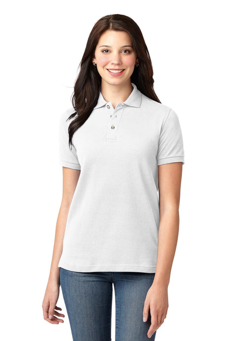 Port Authority Women's   Heavyweight Cotton Pique Polo