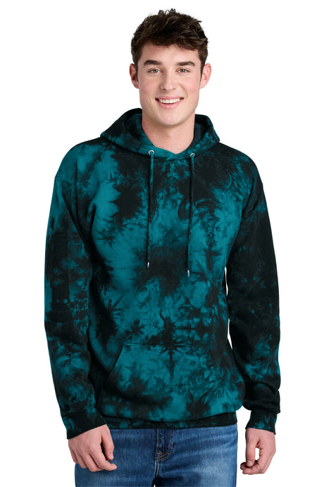 Port & Co Men's   Crystal Tie-Dye Pullover Hoodie PC144
