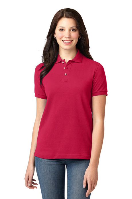 Port Authority Women's   Heavyweight Cotton Pique Polo