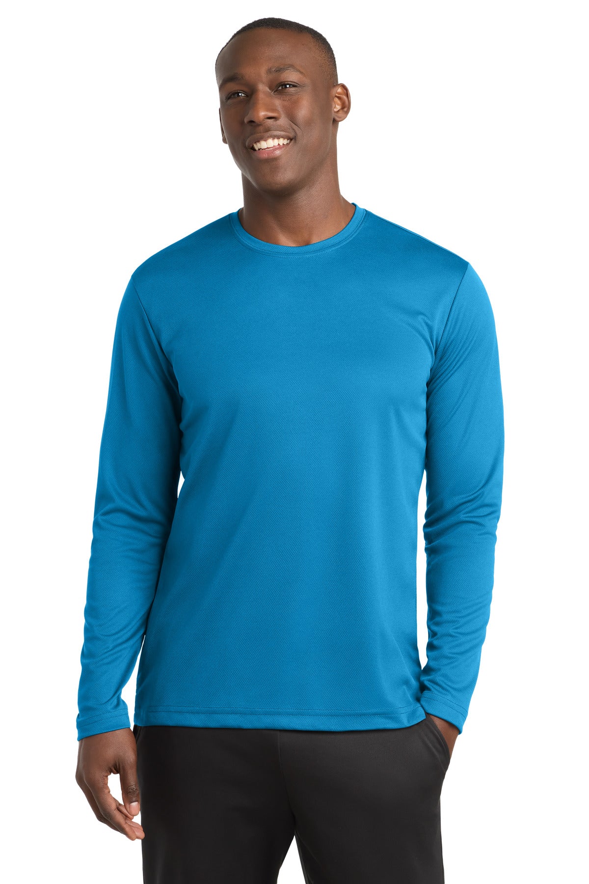 Sport-Tek Men's   PosiCharge   RacerMesh   Long Sleeve Tee