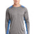 Sport-Tek Men's   Long Sleeve Heather Colorblock Contender   Tee
