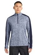 Sport-Tek Men's   PosiCharge   Electric Heather Colorblock 1/4-Zip Pullover