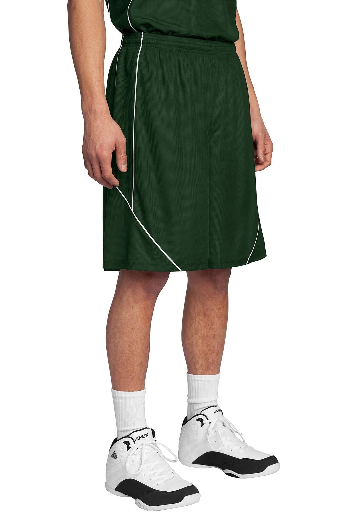 Sport-Tek Men's   PosiCharge   Mesh Reversible Spliced Short