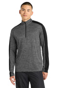 Sport-Tek Men's   PosiCharge   Electric Heather Colorblock 1/4-Zip Pullover