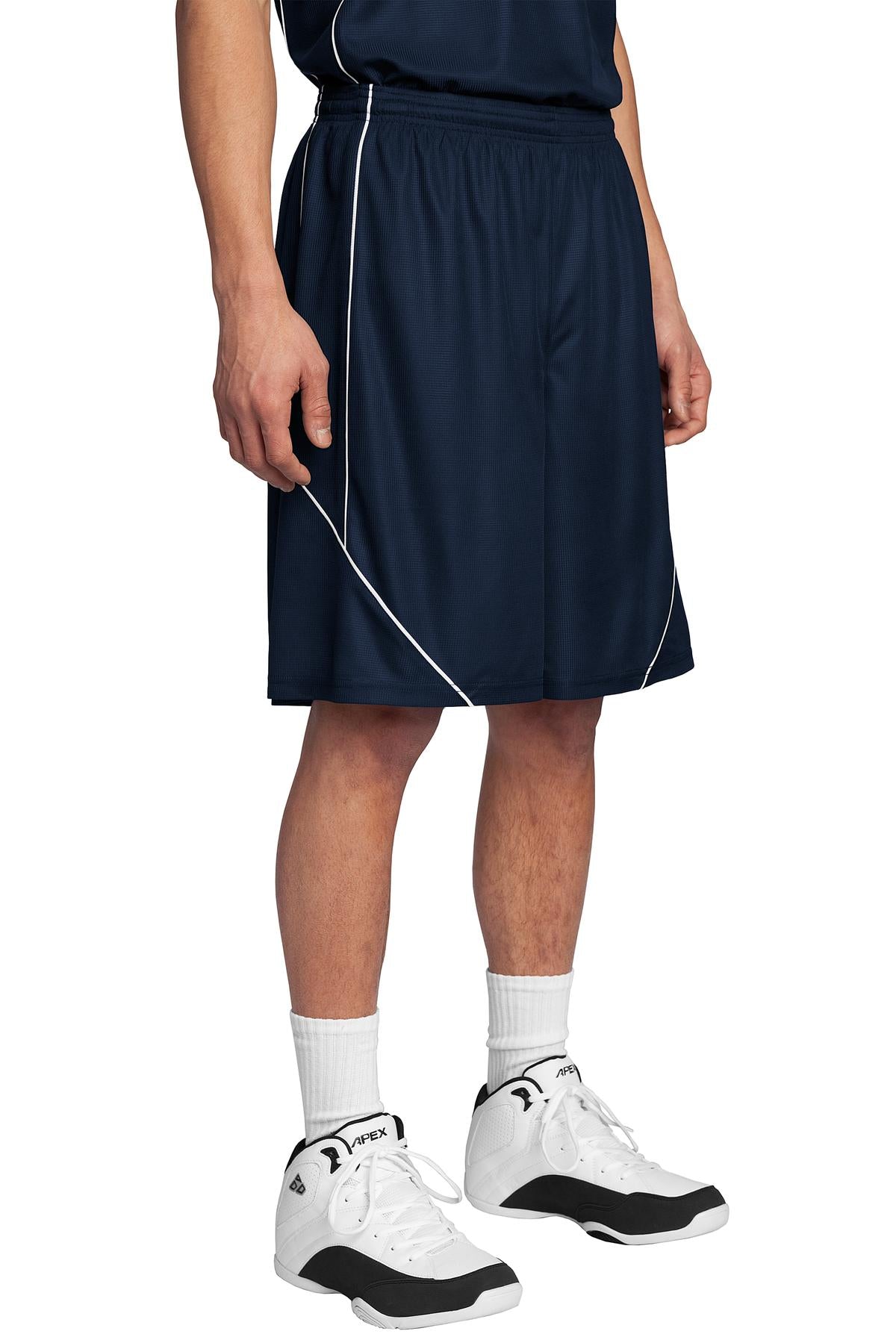 Sport-Tek Men's   PosiCharge   Mesh Reversible Spliced Short