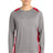 Sport-Tek Men's   Long Sleeve Heather Colorblock Contender   Tee
