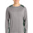 Sport-Tek Men's   Long Sleeve Heather Colorblock Contender   Tee