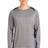 Sport-Tek Men's   Long Sleeve Heather Colorblock Contender   Tee