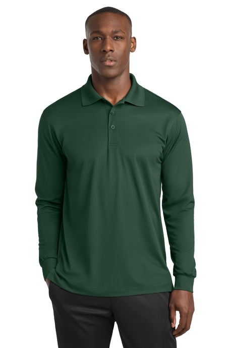 Sport-Tek Men's   Long Sleeve Micropique Sport-Wick   Polo